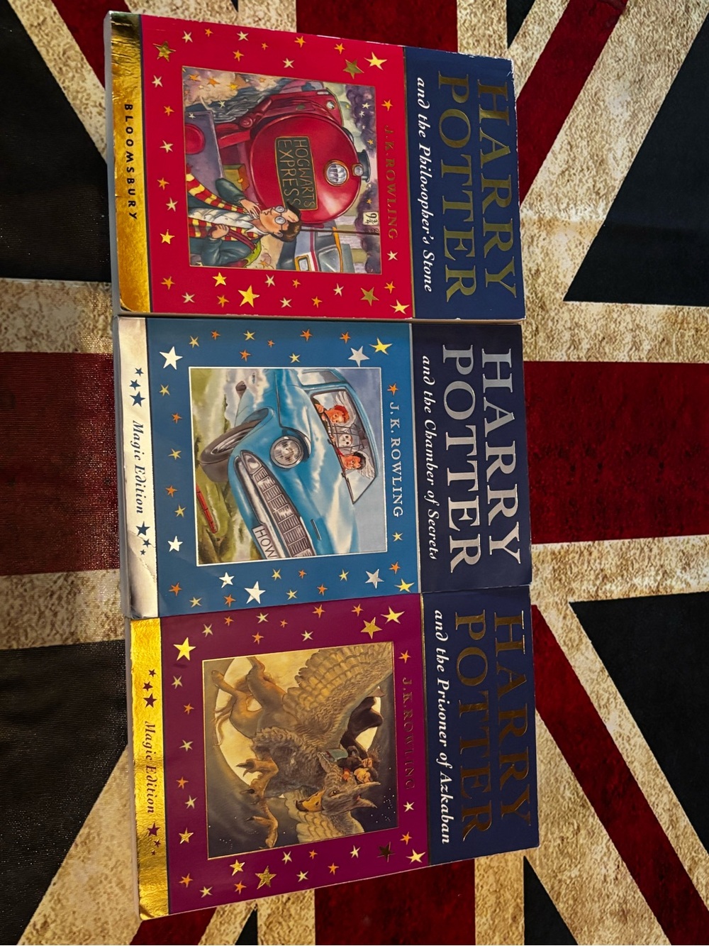 Harry Potter Softcover Magic Edition Books 1-3